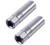 GSYFBT 2PCS 14mm Spark Plug Socket, 12-Point Thin Wall 3/8 Inch Spark Plug Socket, Spark Plug Removal Tool, Compatible with BMW, Nissan, Car