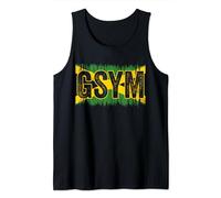 GSYM Go Suck Your, Jamaican Flag Local Patois Slang Men's Tank Top
