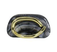 GSYPS Women Evening Clutch Purse Metal Handle Acrylic Purse Unique Shoulder Bag Causal Handbags for Bride Party Wedding, C-black