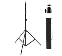 GSYXERGILES Heavy Duty Photography Light Stand Tripod, 52.3 x 10.6 x 3.5 Inches, Portable Foldable Studio Stand for Live Streaming, Ring Light, Monolight-CS033