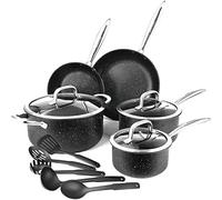 GSZCCZS 13pcs Cookware Set Non-stick Pan Frying Pan 13pcs Set Including 2 Pans 3 Soup Pots 3 Lids and 5 Dishes