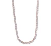 GSZCCZS 14K Gold Over S925 Necklace with Single-Row Hip-Hop Moissanite Tennis Chain - Simplicity Meets Elegance. The Beautiful Gift for Those Who Appreciate Classic Charm,Father's Day Gifts for Dad