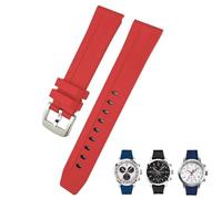 GSZCCZS 19mm 20mm Watchband for Tissot T114417 T114 Soft Rubber Silicone Watch Strap Butterfly Clasp Waterproof Sport Bracelets