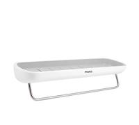 GSZCCZS 1pc Bathroom Shelf Wall Mount Towel Mounted Towel Holder Wall-Mounted Storage Basket Towel Rack with Shelf Hitch Storage Mount Towel Towel Hangers Frame Hanging