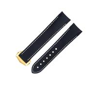GSZCCZS 20mm Black Nylon Fabric Watchband Fit For Omega Strap For AT150 Seamaster 300 Planet Ocean De Ville Speedmaster Curved End Watch Band