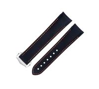GSZCCZS 20mm Black Nylon Fabric Watchband Fit For Omega Strap For AT150 Seamaster 300 Planet Ocean De Ville Speedmaster Curved End Watch Band