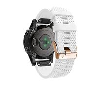 GSZCCZS 20mm For Fenix 6S 5S Watchband Bracelet Strap For Fenix 6SPro 5SPlus Rose Gold Buckle Silicone Quick Accessory Wrist Band