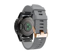 GSZCCZS 20mm For Fenix 6S 5S Watchband Bracelet Strap For Fenix 6SPro 5SPlus Rose Gold Buckle Silicone Quick Accessory Wrist Band