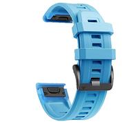 GSZCCZS 20mm Silicone Rose Gold Steel Buckle Watchband For Fenix 7S 6S 6SPro 5S 5SPlus Smart Strap Quick Release Easyfit Bracelet