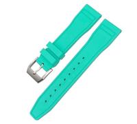 GSZCCZS 20mm Soft Fluororubber FKM Watchbands 21mm 22mm For Big Pilot Portofino Natural Rubber Watch Strap Tools
