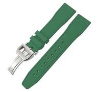 GSZCCZS 21mm Soft Fluororubber FKM Watchbands 20mm 22mm For Big Pilot Portofino TOP GUN Natural Rubber Watch Strap Tools