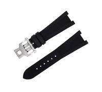 GSZCCZS 25-12mm FKM Fluororubber WatchBands Accessories For Strap For Nautilus Watchband 5711/5712 Original Interface Wristband