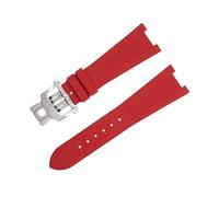 GSZCCZS 25-12mm FKM Fluororubber WatchBands Accessories For Strap For Nautilus Watchband 5711/5712 Original Interface Wristband