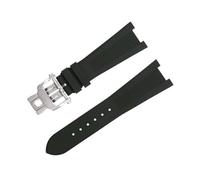 GSZCCZS 25-12mm FKM Fluororubber WatchBands Accessories For Strap For Nautilus Watchband 5711/5712 Original Interface Wristband