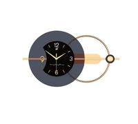 GSZCCZS 84x38cm 3D Wall Clock Living Room Double-layer Design Home Clocks Silent Art Decoration Horologe Watch