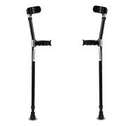 GSZCCZS Adult Adjustable Forearm Crutches, Medical Aluminum Lightweight Walking Canes, Ergonomic Medical Crutches, Applicable Height: 4.5ft-6.2ft Double The
