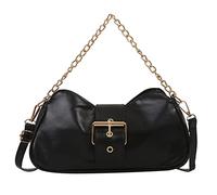 GSZCCZS Anti Bags For Women Laptop Bags Ladies Fashion Solid Color Leather Buckle Adjustable Shoulder Strap Messenger Bag Leather Backpack Bags For Women Mens Shoulder Bag