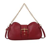 GSZCCZS Anti Bags For Women Laptop Bags Ladies Fashion Solid Color Leather Buckle Adjustable Shoulder Strap Messenger Bag Leather Backpack Bags For Women Mens Shoulder Bag