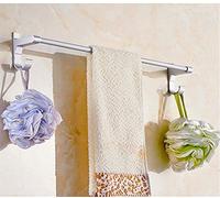 GSZCCZS Bathroom Punch-Free Towel Rack,Space Aluminum Thicken Towel Rail,Kitchen Hanging Rod,Super Load-Beaanti-Rust Towel Bar -J 70Cm Color : A, Size : 70Cm(28Inch) The New
