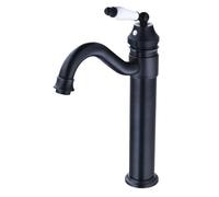 GSZCCZS Bathroom Sink Faucet, Oil Rubbed Bronze Ceramic Handle Kitchen Faucet 360 Swivel Bathroom Basin Sink Mixer Tap, ZJJY2584