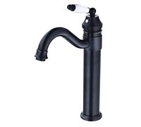GSZCCZS Bathroom Sink Faucet, Oil Rubbed Bronze Ceramic Handle Kitchen Faucet 360 Swivel Bathroom Basin Sink Mixer Tap