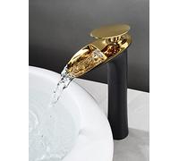 GSZCCZS Bathroom washbasin Waterfall Faucet Bathroom washbasin hot and Cold Sink Faucet Without Hose