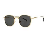 GSZCCZS Black Square Sunglasses Women Retro Green Gold Male Sun Glasses Metal Frame Uv400