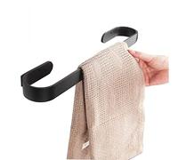 GSZCCZS Black Towel Bar Rails 30cm - 80cm Wall Mounted Kitchen Towel Rail Bathroom Stainless Steel Towel Holder, Screws Mounting (Size : 30cm) Present