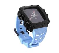 GSZCCZS Carbon Fiber Watch Case Rubber Band，For 44mm 45mm Series 9 8 7 SE 6 5 4 Watch DIY Strap Mod Kit Set Bezel Upgrade Replace Strap Accessories