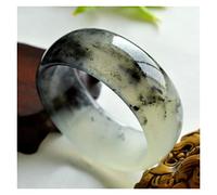 GSZCCZS Copywriting Ink Black Flower Bracelet Widened Version Exquisite Bangles Jewelry(E,57-58mm)