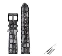 GSZCCZS Crocodile texture Calfskin Leather Watch Strap18mm 20mm 22mm Watchband For Men women Watch band Solid Buckle