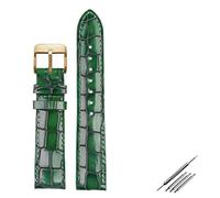 GSZCCZS Crocodile texture Calfskin Leather Watch Strap18mm 20mm 22mm Watchband For Men women Watch band Solid Buckle