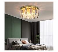 GSZCCZS Crystal Ceiling Lights Modern Led Bedroom Lighting Ceiling Lamp for Living Room Dining Room Kitchen Gold Modern LED Chandelier (Color : D50) (D60)