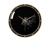 GSZCCZS European Wall Clock Gold Living Room Kitchen Silent Wall Clock Large Retro Simple Home Decorations