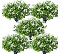 GSZCCZS Exotic Dried Flower Bouquet 18 Bundles Artificial Flowers, Spring Outdoor Fake Flowers for Garden Porch Window Box Décor Porch Decoration, Bedroom Decoration, Dining Table(Red)