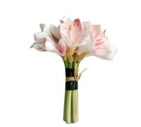 GSZCCZS Exotic Dried Flower Bouquet 2Bunches Artificial Orchid Bouquet, Fake Flower Bundle for Wedding Table Living Room Party DIY Porch Decoration, Bedroom Decoration, Dining Table(Orange)