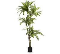 GSZCCZS Exotic Dried Flower Bouquet 5.5ft Artificial Dracaena Artificial Plant, Lifelike Spring Fake Plants for Home Decor, Indoor Porch Decoration, Bedroom Decoration, Dining Table(5.5ft)
