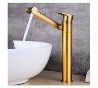 GSZCCZS Fashion Hot and Cold Brass Single Lever Black Finish Single Sink Faucet Bathroom Basin Faucet Basin Mixer Basin tap Mixer(Nero)