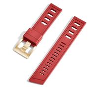 GSZCCZS Fluororubber FKM 20mm 22mm Watch Strap Waterproof Quick Release Watchbands For Each Brand Diving Watches