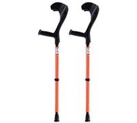 GSZCCZS Forearm Crutches Adjustable Forearm Crutches 1 Pair - Lightweight Cuff Crutch - Adjustable ble for Standard and Tall Adults - Comfortabl