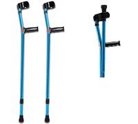 GSZCCZS Forearm Crutches Adjustable Forearm Crutches - Crutches Adult, for Disabled People Comfortable Scrutch Lightweight Aluminum Alloy - A
