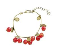 GSZCCZS Girls Accessories Cherry Bracelet Wristbands Statement Bracelets for Women Accessories Chain Hand Charms Dainty Red necklace