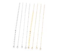GSZCCZS Girls' jewelry Hand Chain Bracelet Silver Round Cut Out Disc Bracelets 8pcs Wrist Jewelry Set accessories