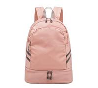 GSZCCZS Gym Bag Fitness Training Shoulder Bag Shoes Basketball Luggage Bag Travel Backpack Yoga Tote Sports Bag (Color : Pink, Size : 32 * 17 * 40cm)