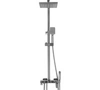 GSZCCZS High Pressure 4-Setting Bathroom Shower Combo - Luxurious Constant Temperature Rain Shower Head Hand Held Shower, Grey