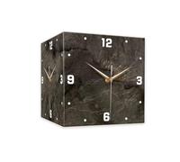 GSZCCZS Hourly Living Room Corner Sided Wall Clock Corner Clock Hanging Wall Hole Free Illuminated Clock(Size:30 * 30 * 30cm)