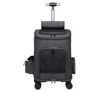 GSZCCZS Kitten Carrier Trolley Pet Bag For Going Out, Pet Backpack, Portable Foldable Cat Pet Bag, Multi-functional Cat Bag Cat Bag(K)