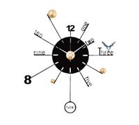 GSZCCZS Large Wall Clock Fashion Luxury Personality Wall Clocks Silent Movement Retro Classic Decorative Clock for Living Room Non Ticking