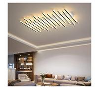 GSZCCZS Modern Led Chandelier Lighting for Living Room Bedroom Kitchen Home Decoration Black Ceiling Lamp with Remote Control Dimming Modern LED Chandelier (6094 15heads)