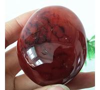 GSZCCZS Natural Stone Red Agate Palm Stone Chakra Spiritual Energy Meditation Crystal Home Ornament,A8 168g